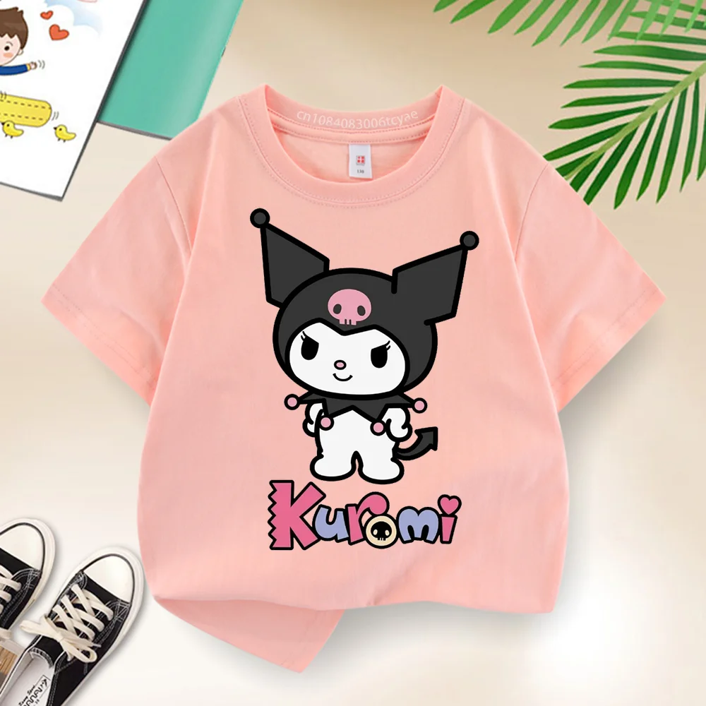 

Summer baby round neck cotton T-shirt boy girl clothes Birthday gift printed anime top short sleeve street Harajuku clothing