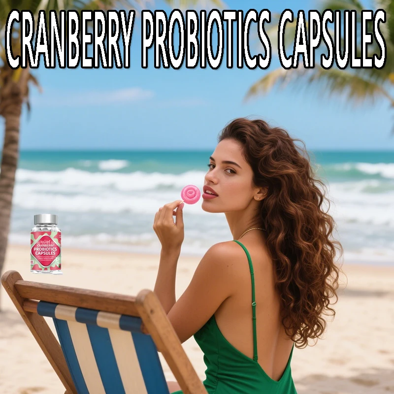 

cranberry probiotic capsules to maintain urinary system health enhance immunity anti-inflammatory improve intestinal health