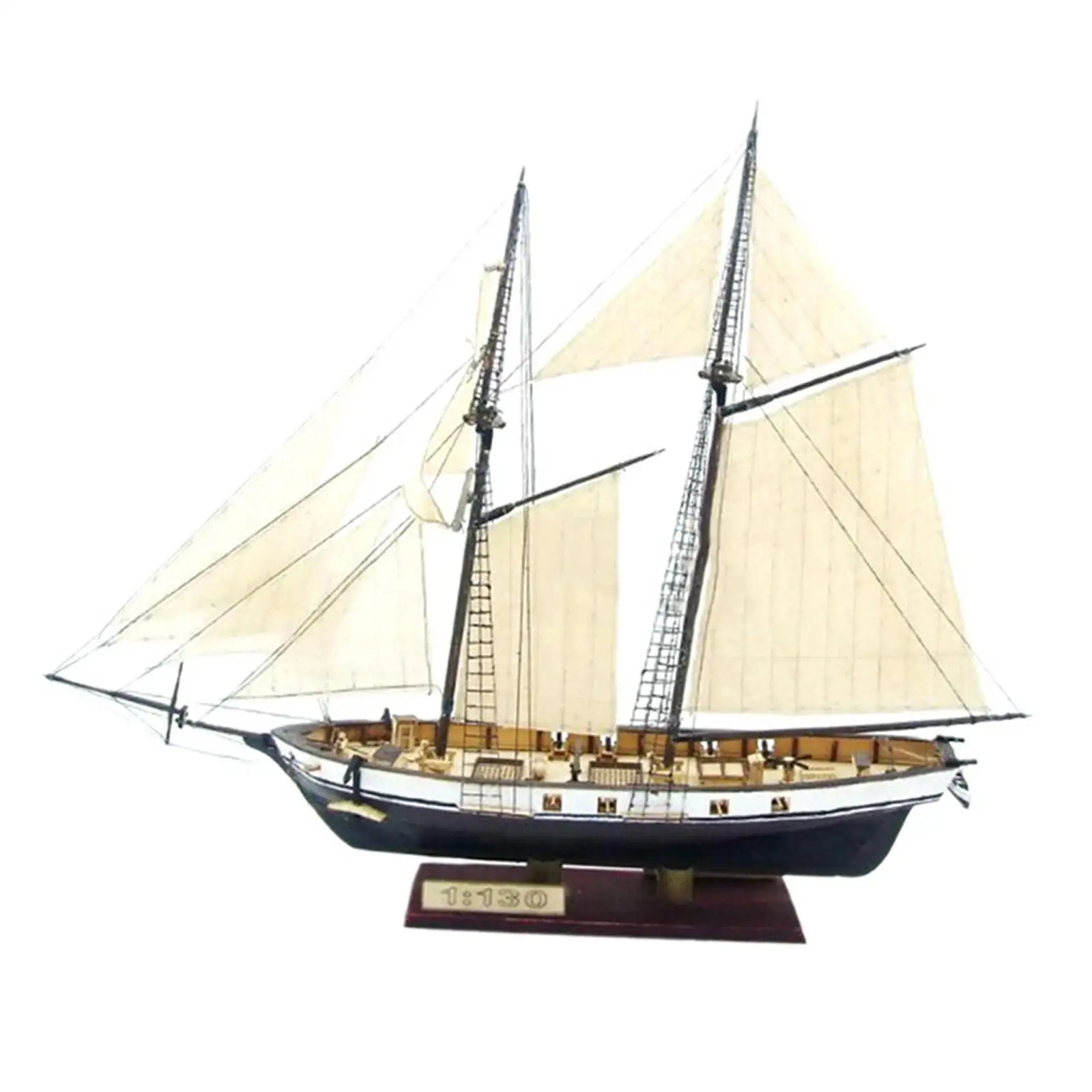 Building Kits Ship Model 3D Wooden Puzzle DIY Ship Craft for Ship Wooden Model Building Unfinished Wooden Sailing Boat Vessel