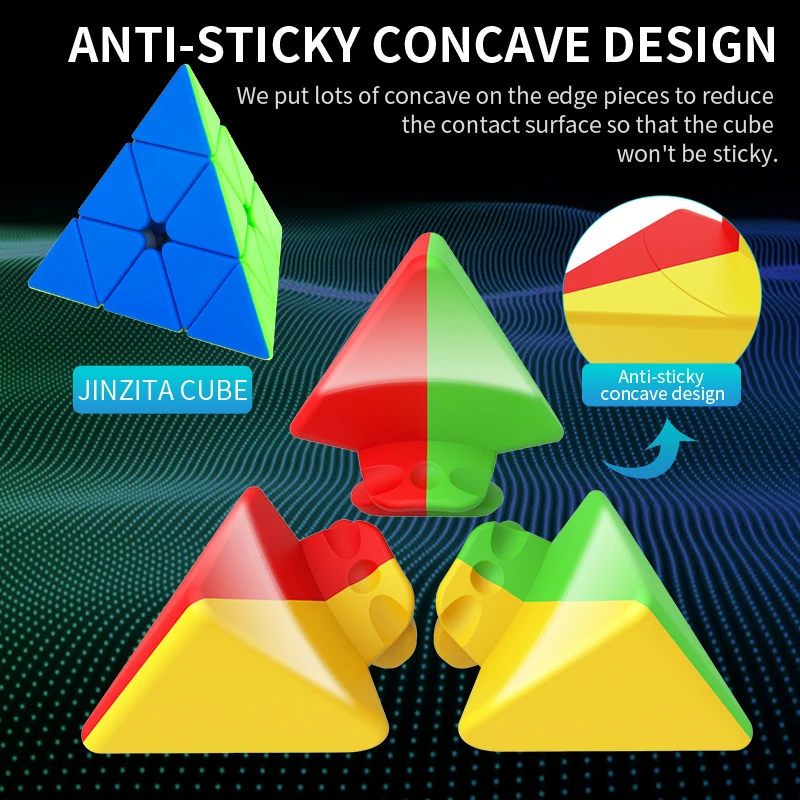 [Picube] MoYu Meilong Strange-shape Magic Cube Four Leaf Clover Double Skewb Polaris Maple Leaves Skewb Puzzle Education