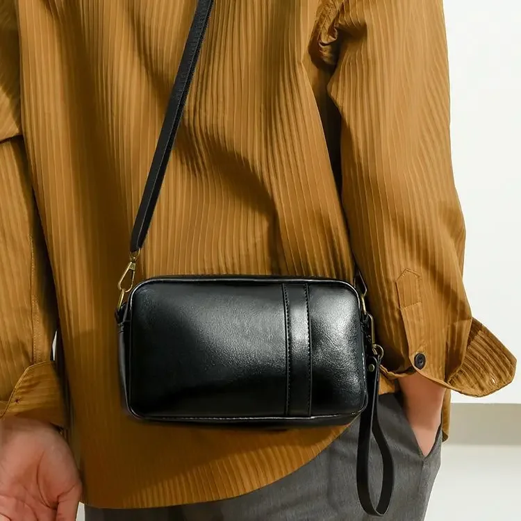 

Новые модные мини-мужские сумки из искусственной кожи, мужская сумка на плечо, винтажная сумка через плечо для мальчиков, роскошные сумки-мессенджеры с клапаном