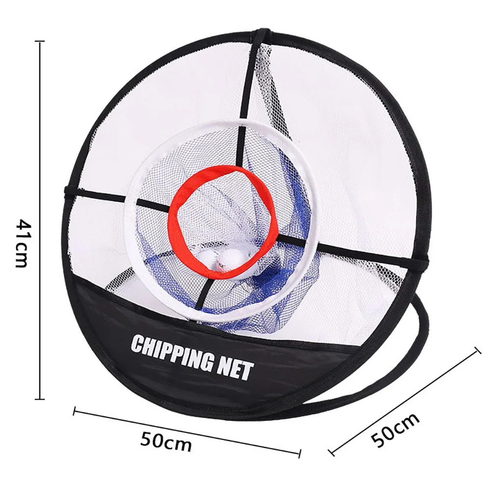 Outdoor Indoor Portable Folding Golf Practice Net Golf Swing Chipping Net Indoor Outdoor Camping Golf Goal Accuracy Practice Net