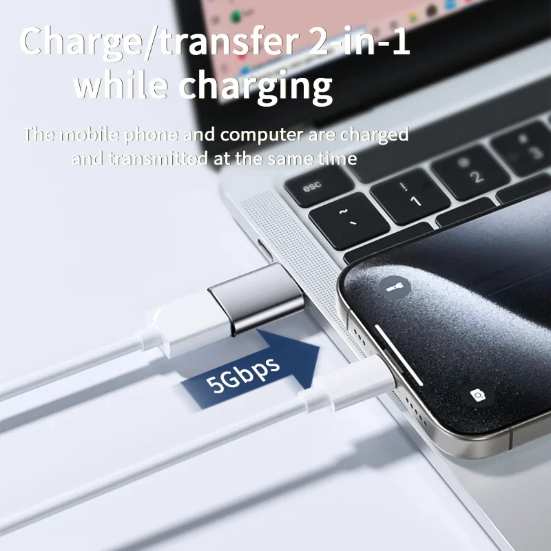 USB C to USB Adapter (2-Pack), USB-C to USB 3.0 for MacBook Pro/Air, Mac Mini, Dell XPS & More Type-C/Thunderbolt 3 Devices