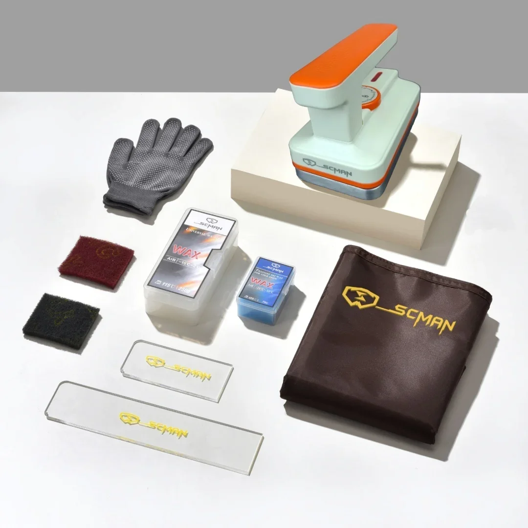 

Premium Ski Equipment Maintenance Tool Set Single Double Board Snowboard Wax Iron Edge Tune Base Repair Professional Waxing Kit