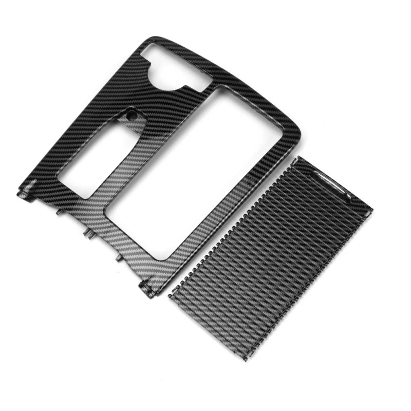 Car Central Console Armrest Drink Cup Holder Roller Shutter Frame Panel For Mercedes Benz W204 C180 C200 C220 W207 E W212 E260
