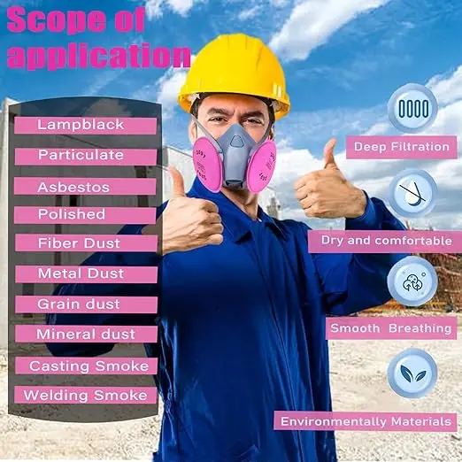 10/20/30 قطعة الكثير من صناعة رذاذ الطلاء 2091 مرشح الجسيمات لسلسلة 6800 7502 6200 قناع التنفس الغبار #6