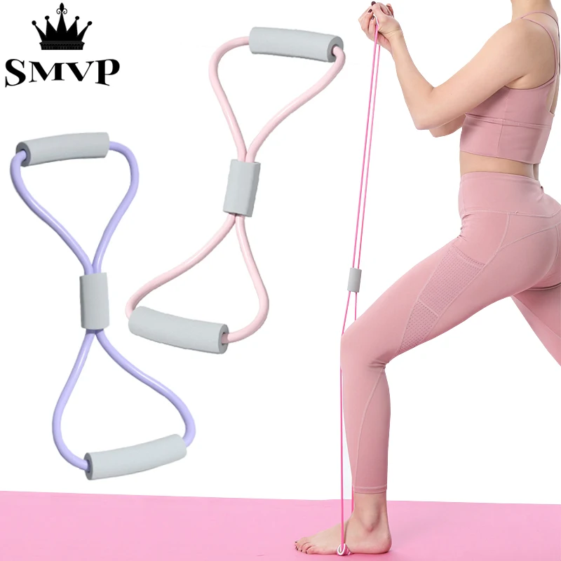 

Smvp men's and women's fitness home sports tension rope, open shoulder, beautiful back,8-character tension device