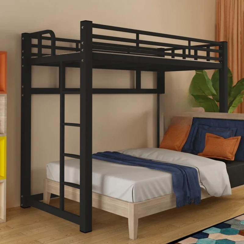 

Rent a new artifact space-saving elevated bed graduate wrought iron single upper loft bed lower table single