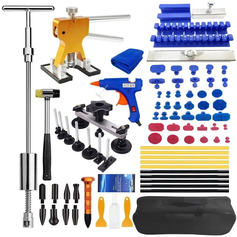 30 Pièces Onglets De Débosselage Dent Puller Glue Tabs - Kit Réparation Carrosserie Sans Peinture