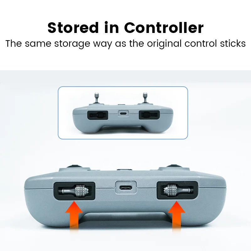 عصا التحكم عن بعد لـ DJI Mavic 4 pro/Flip/Air 3/Neo/Mini 4Pro Thumb Rocker استبدال عصا لـ DJI RC 2/RC/Pro/N3/N2/N1