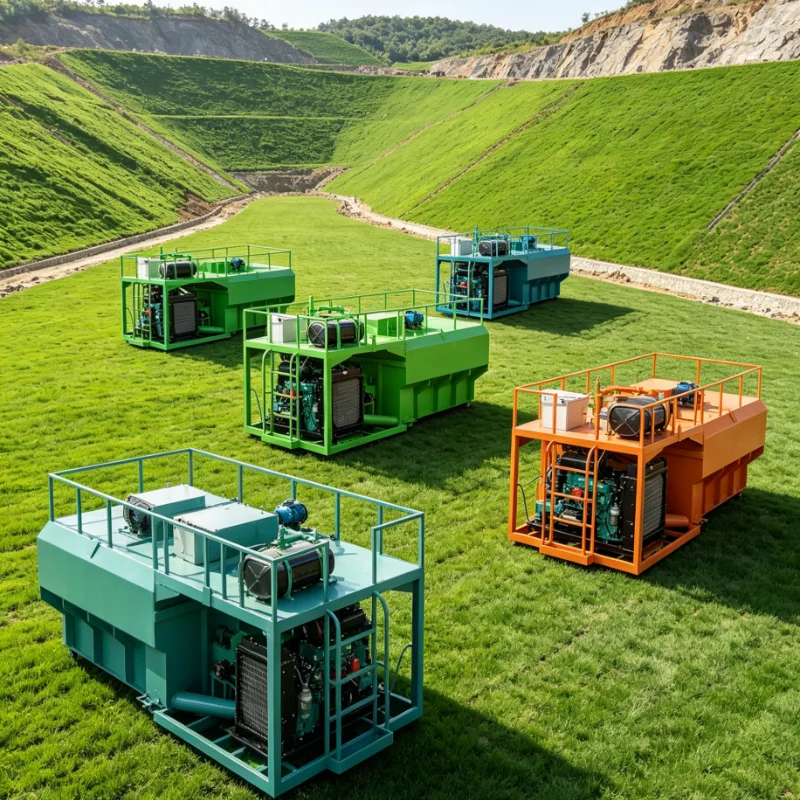Customized Hydroseeder Grass Seed Sprayer Hydraulic Seeding Machine Hydro Mulcher Slope Greening Equipment Lawn Landscape