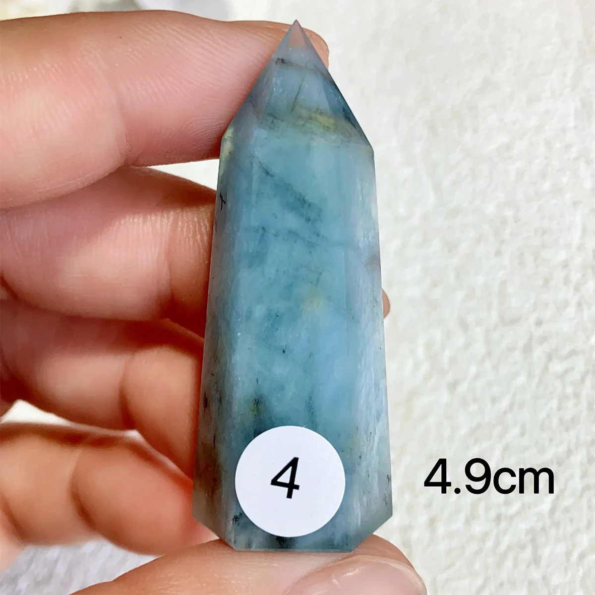 Natural Aquamarine Sapphire  Crystal Tower Exquisite Reiki Crystal Energy Sphere Home Decor Jewelry Gift