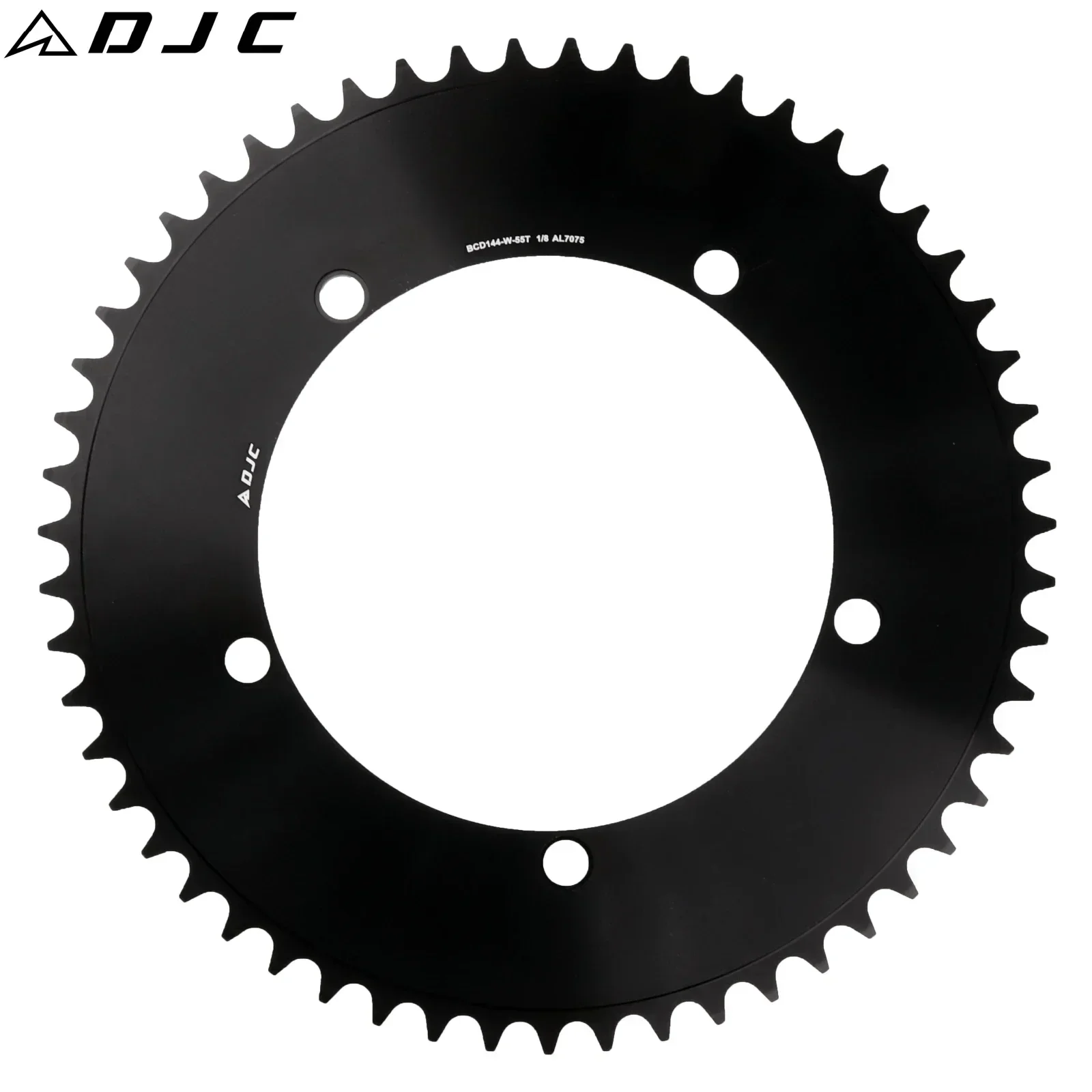 DJC 144BCD Round Chainring Fixed Gear Track Bike Fixie Single Chain 1/2*1/8 47T 49 51 53t 55 57 59 60 61 63 64T 144 Bcd Tooth