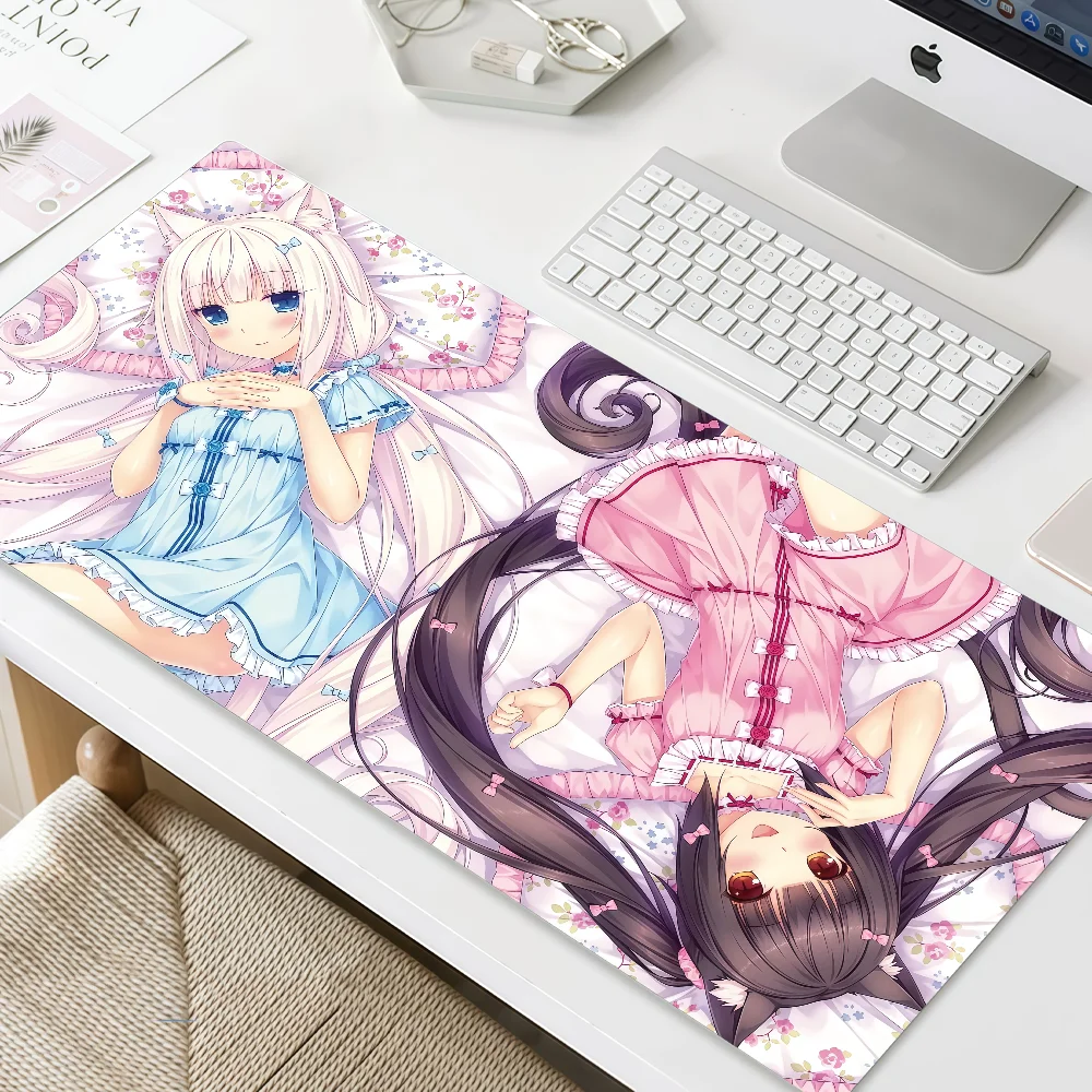 Game Mouse Pad MousePad Non-slip Lockedge Love Office N-NEKOPARA Student Gaming Thickened Large Writing Adventure Pad Cushion