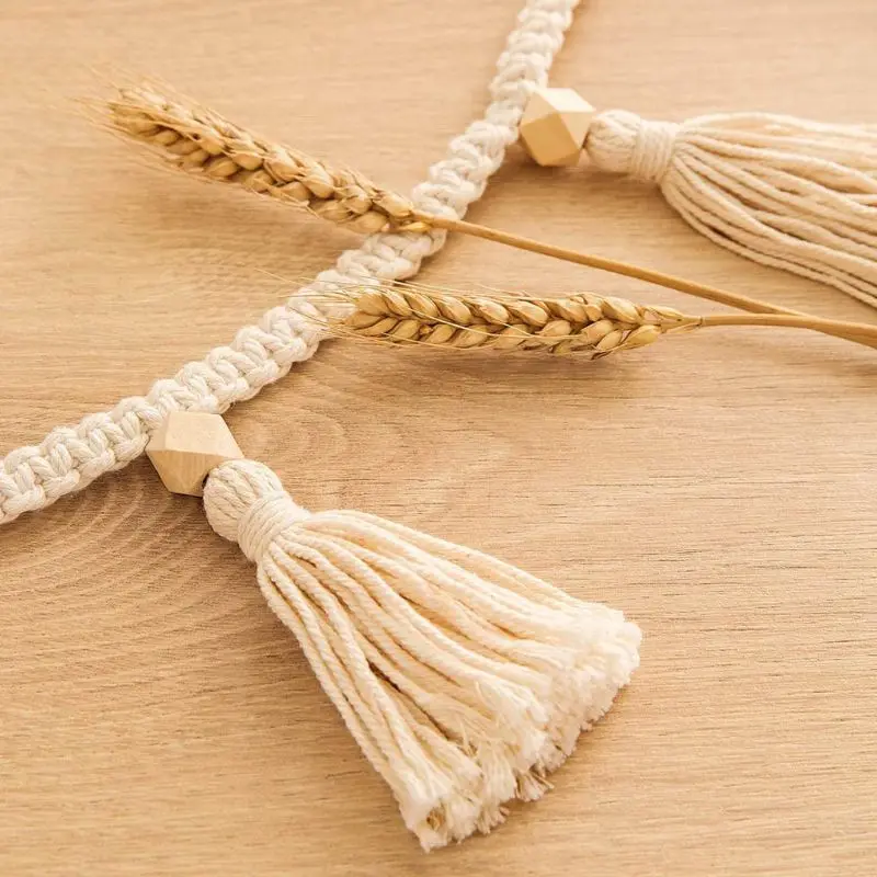 Kids Bedroom Wedding Christmas Macrame Ornaments Home Decoration Tassel