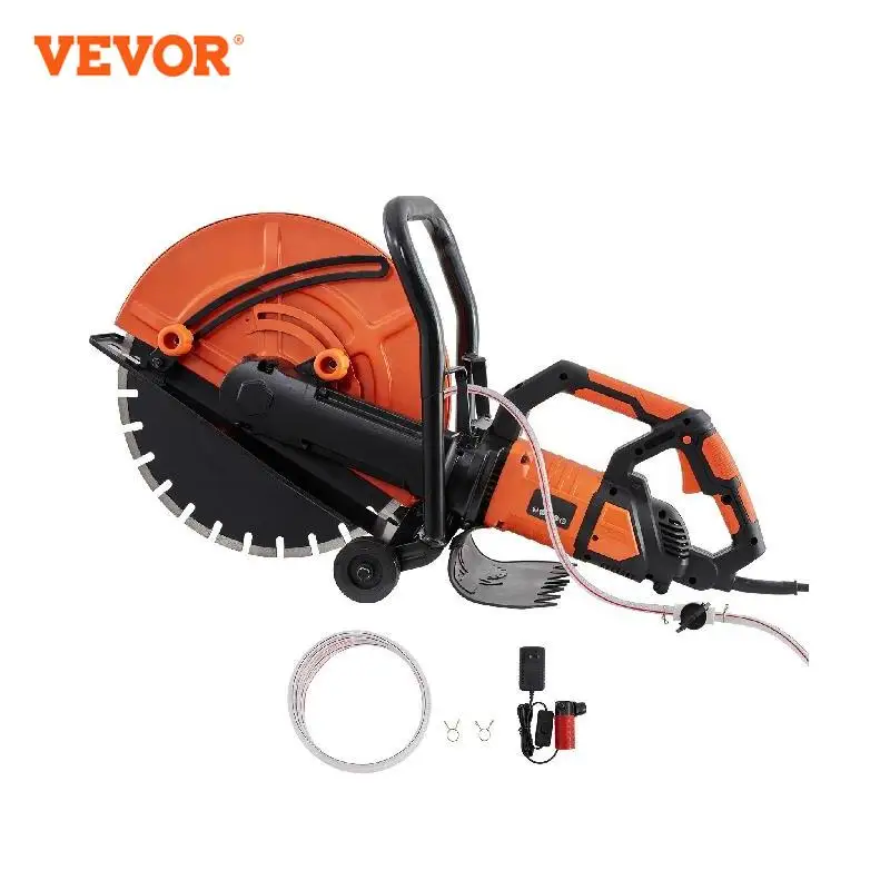 VEVOR Electric Concrete Saw 15A Motor Circular Saw Cutter with Max. 6 in Adjustable Cutting Depth  Wet Disk Saw Cutter for Brick