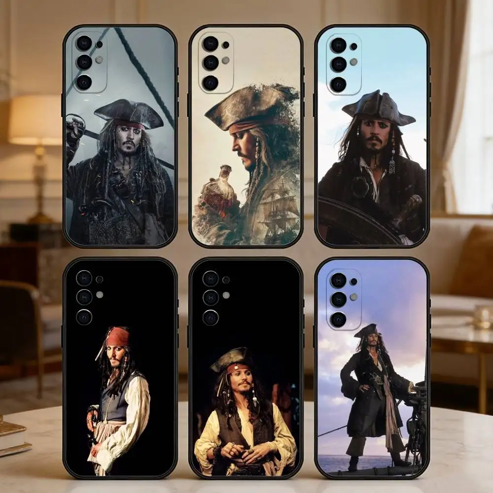 

The Captain J-Jack S-Sparrow Phone Case For Samsung S25,S24,S21,S22,S23,S20,Ultra,S26,Plus,Fe,Note,5G Black Cover