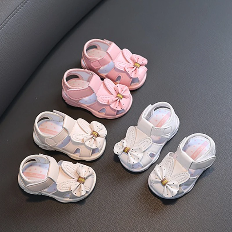 

Детские сандалии, летние новые стильные детские прогулочные туфли на мягкой подошве для девочек, противоскользящая обувь для девочек, милая детская обувь zapatos bebé