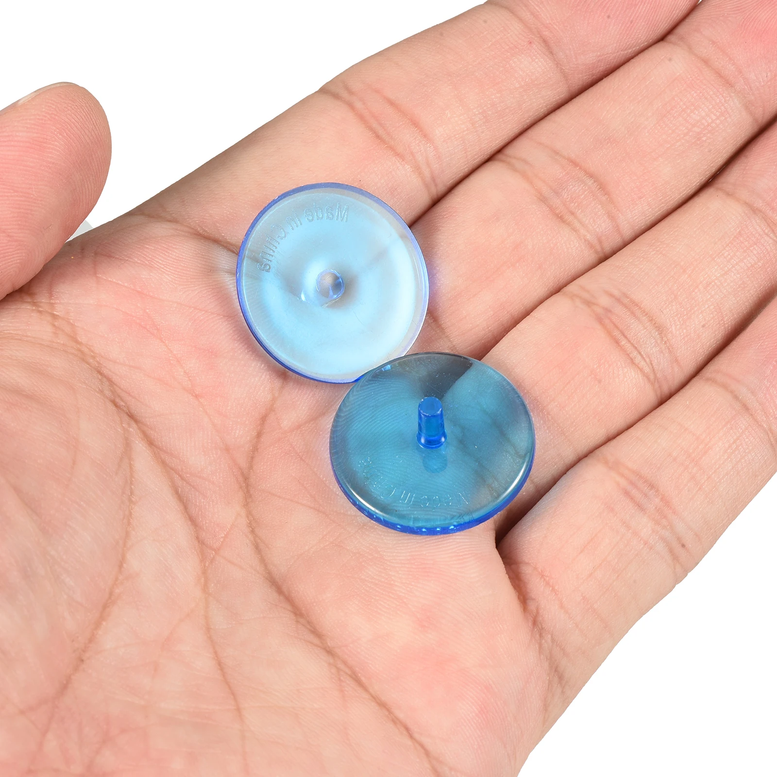 قلم تحديد كرة الجولف، 50 عبوة 24 مم، أداة تحديد الأماكن المسطحة الشفافة، ملحقات رياضة الجولف، أزرق وأخضر