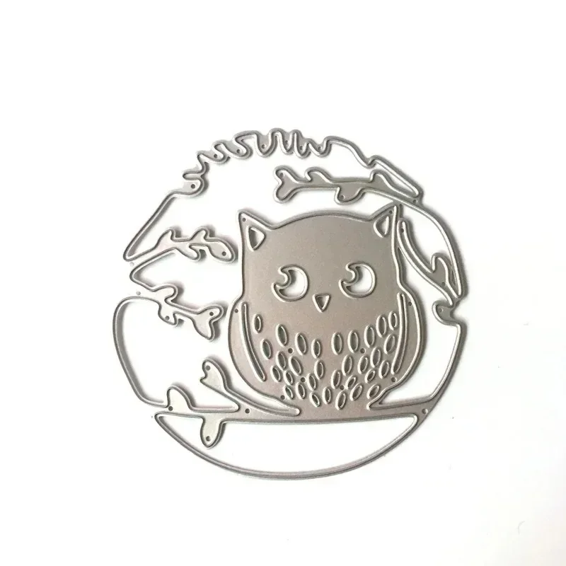 Mental Cutting Dies Owl Bird Cut DIY Scrapbooking Paper Craft Embossing Mould Die Cut Stencils