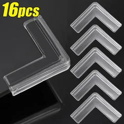 16/1Pc Child Anti-collision Angle Transparent Safety PVC Table Corner Pad Baby Collision Proof Protector Table Corner Bumper