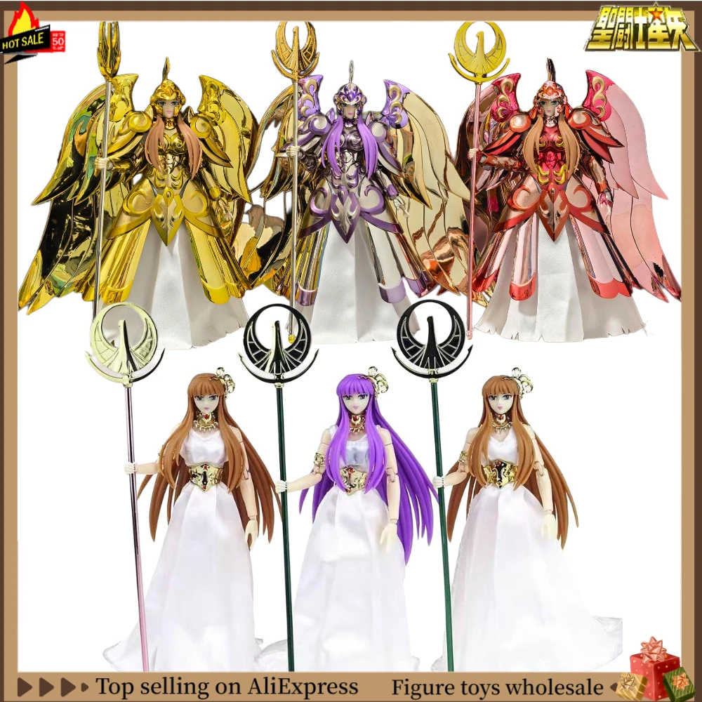 

Spot Delivery Athena Saori KidoGod Cloth with Casual Saint Seiya Myth Cloth Action FigureToy JM.MST