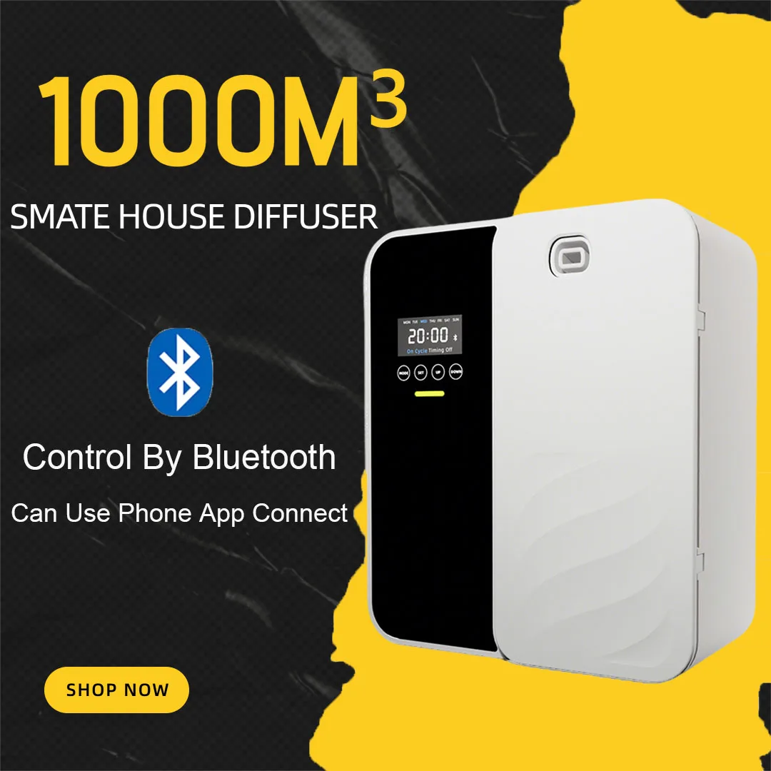 ناشر رائحة 500 مل خزان كبير مريح للزيوت العطرية مرطب صامت مع ضوء ليلي LED للمنزل/المكتب