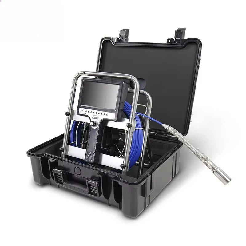 28 مللي متر رأس صغير المنظار المجاري استنزاف Borescope التفتيش كاميرا لفحص الأنابيب تحت الماء مع 512 هرتز محدد موقع Sonde