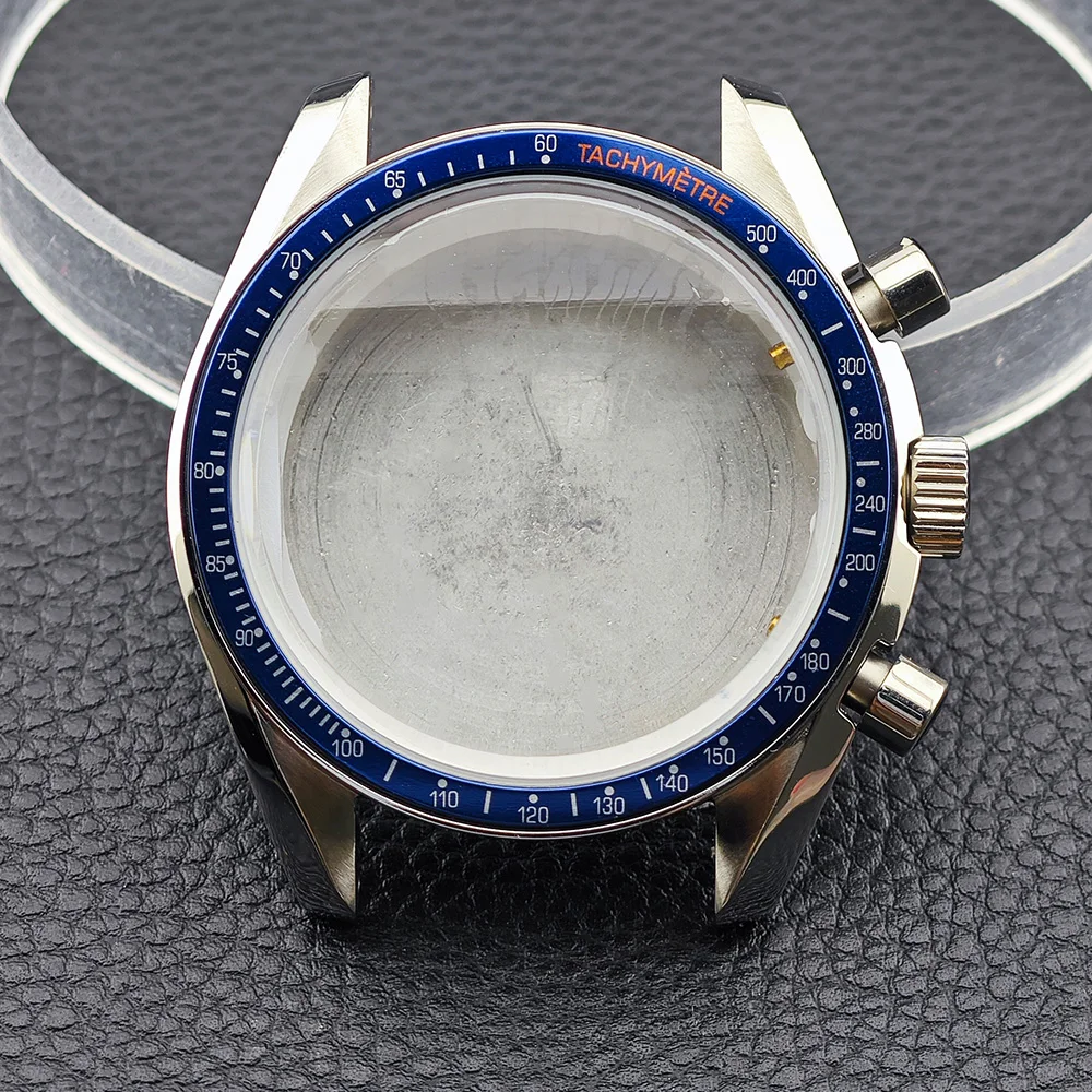 39,7mm Herren uhren Metall gehäuse passen vk63 Uhrengehäuse Uhr Zubehör Uhren teile passt 20mm Armband Uhren box