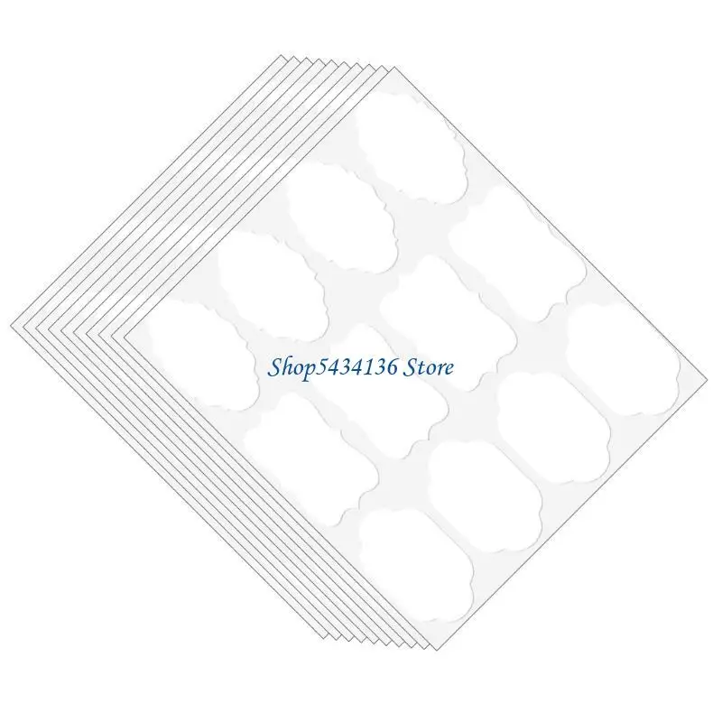 H7ED 120PCS Kraft Label Sticker Labels for Homemade Items and Essential Oil