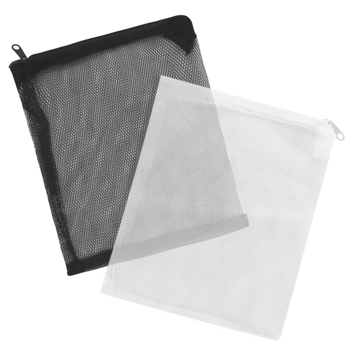 

10pcs 40x40cm Aquarium Filter Bag Zipper Filtering Bag Fish Tank Mesh Pouch (White, Black, 5pcs Each)