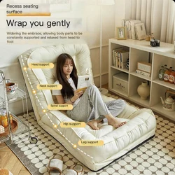 Lazy sofa, human dog's nest sofa, sleeping room, balcony, large tatami, small sofa, backrest, folding bed