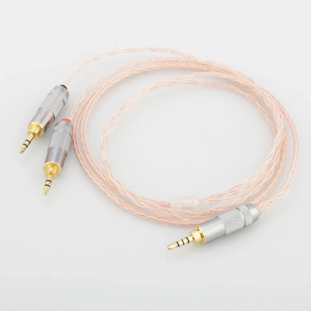 Audiocrast 8Cores 6N OCC Copper 2.5MM TRRS Balanced Plug Headphone Upgraded cable for SUNDARA he400i he400s HE560