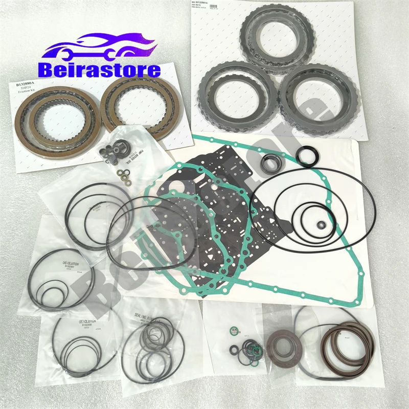 Brand New 5HP24 Auto Transmission Master Overhaul Kit Gaskets Seals Clutch Plate Rebuild Kit Friction Kit For Audi BMW ZF5HP24