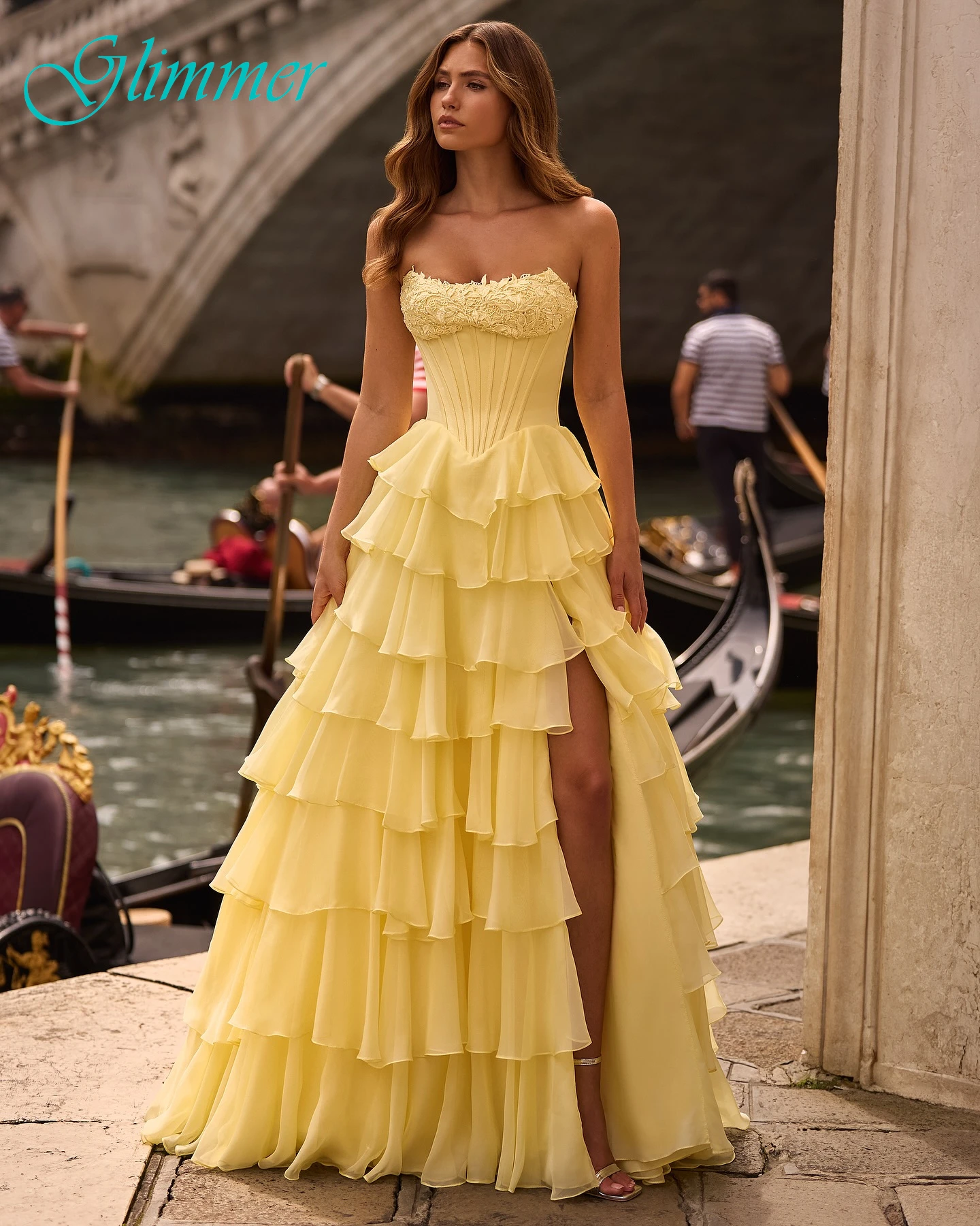 Personalizado a linha sem alças sem mangas elegante vestido de noite formal delicado sob medida vestidos de ocasião moda moderna vestido de festa