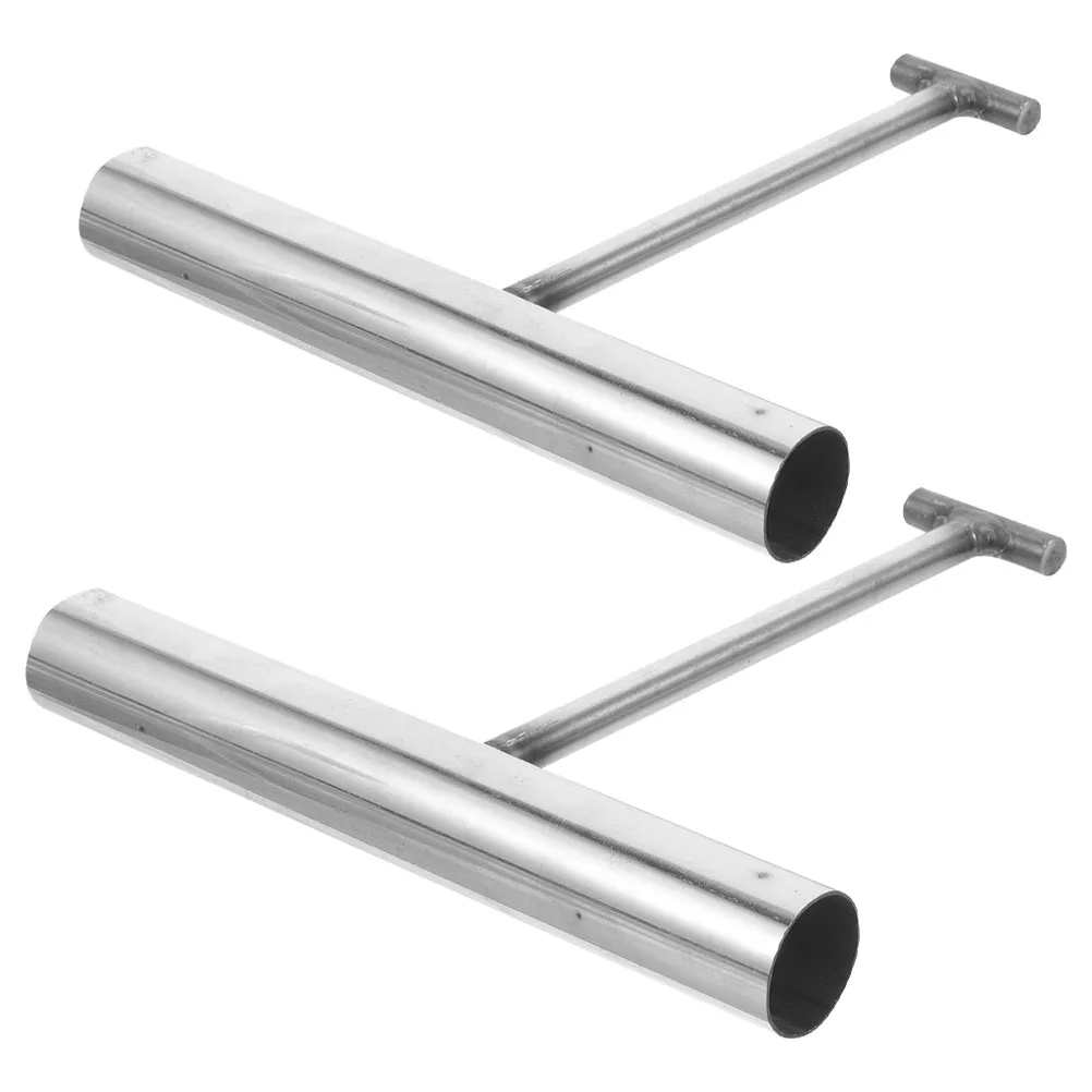 

2Pcs Manhole Cover Hook T-Shaped Lifting Hooks Lid Lifter Puller Heavy Duty Handy Tools Roller Shutter Door Hook Outdoor