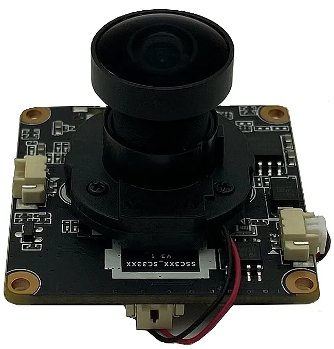 3MP MStar SSC337+GC2053 IP Camera Module Board M12 Lens IRcut 2304*1296 25FPS H.265 Low illumination Onvif Radiator