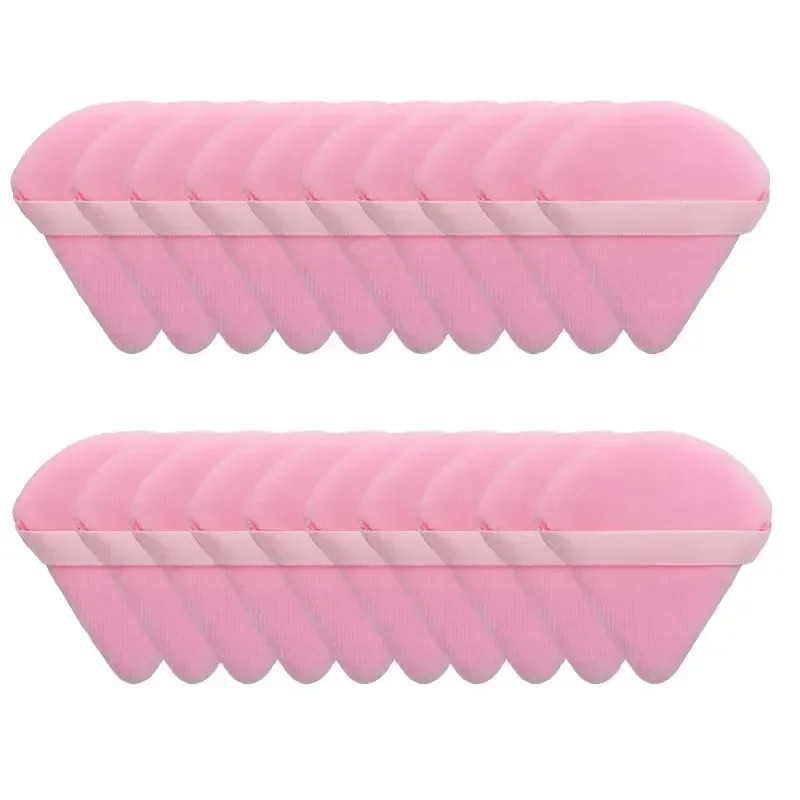 2/5/10/20 قطعة مثلث المخملية البيتزا الوجه مستحضرات التجميل الإسفنج خفيفة الوزن ماكياج الدقيق أداة صغيرة قابل للغسل ماكياج مسحوق نفخة #2