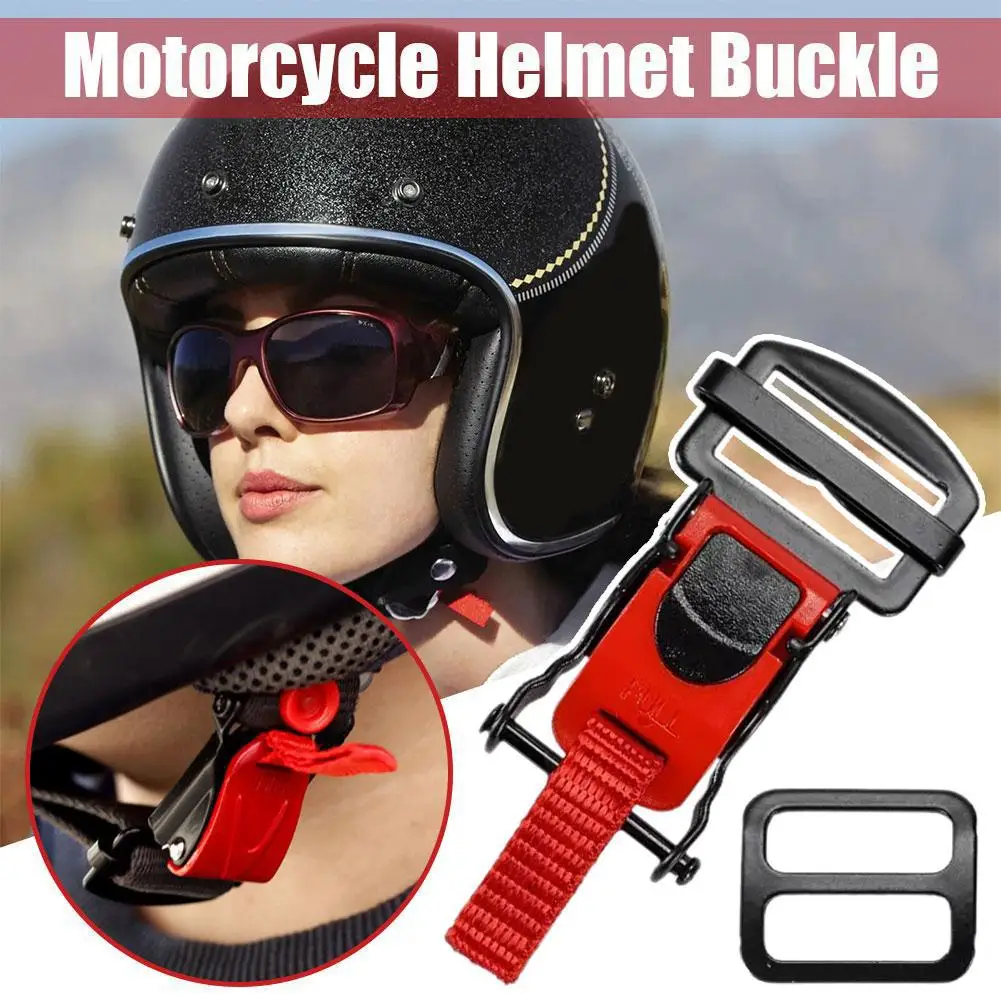 

Motorcycle Helmets Quick Release Buckle Kit Replacement Safe Helmets Accessories Buckle Straps With Clips Quick Release