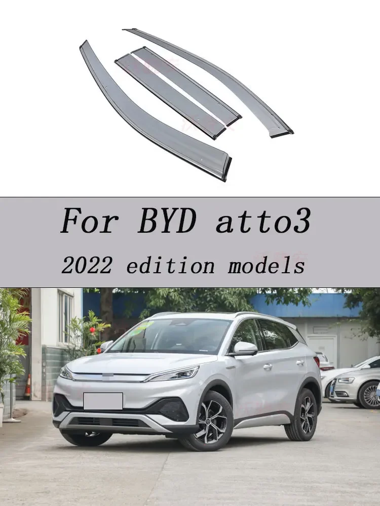 

Защита от дождя для окон BYD atto3, боковое окно BYD atto3 (солнцезащитный козырек и тент), модель 2022 года