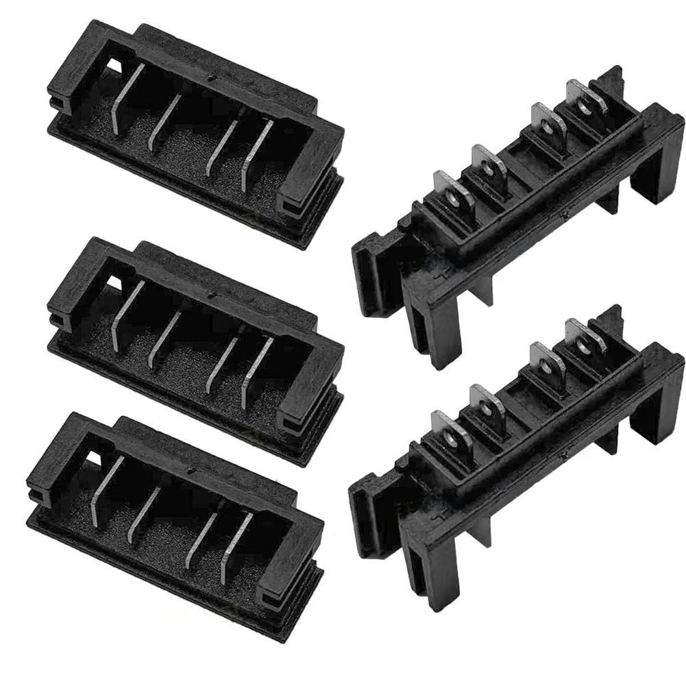 5 個バッテリーアダプターコネクタ端子台デウォルト用 DCB200 バッテリーコネクタアダプター電動工具アクセサリー