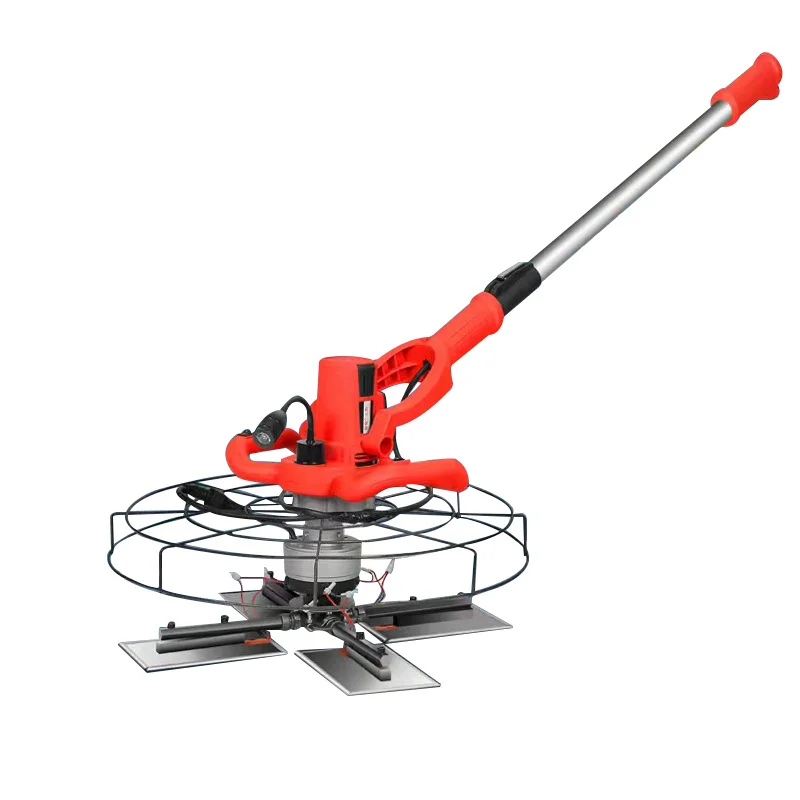 High performance long hand-held plastering polisher cement electric plastering machine with blade power floor