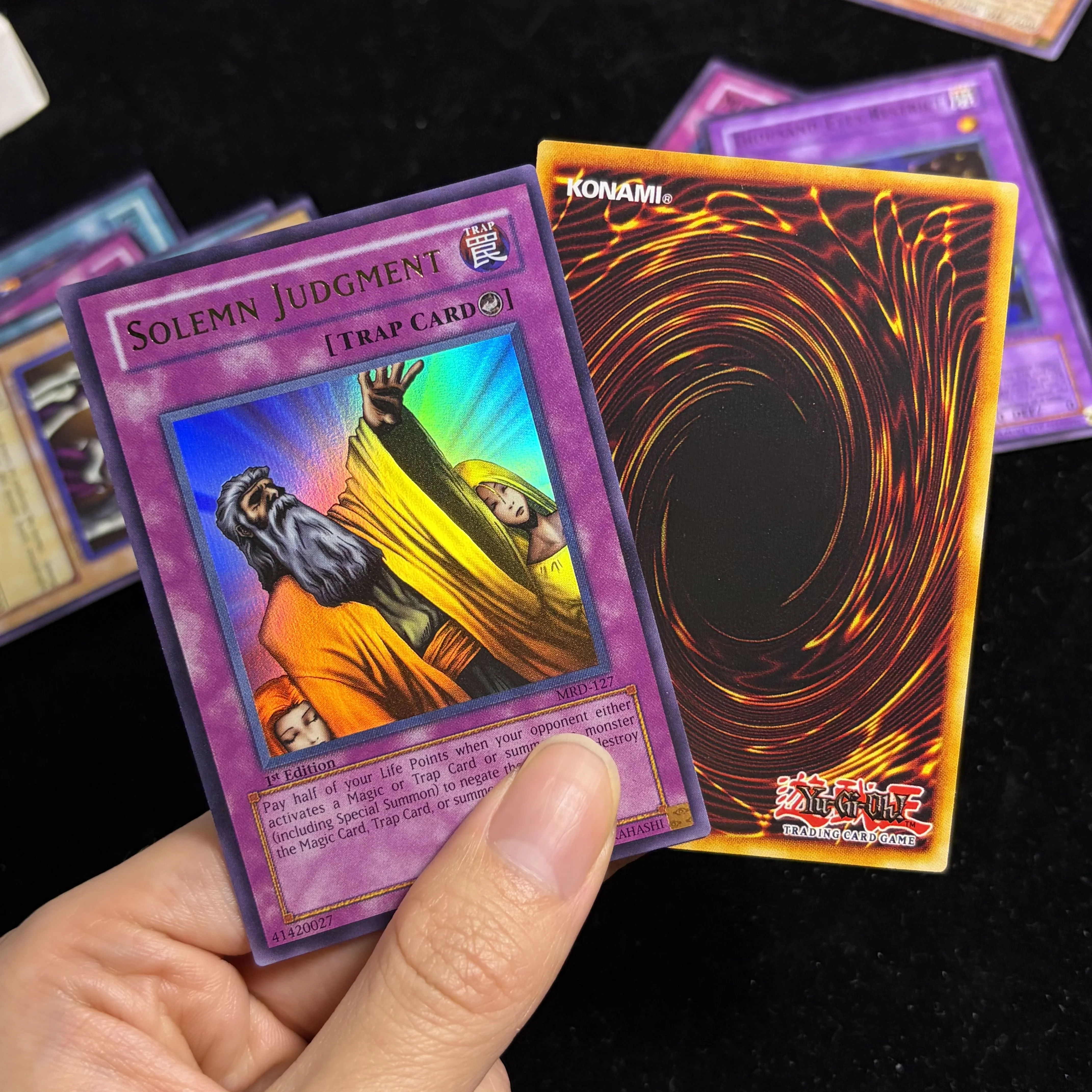 YuGiOh SUPER RARE Card Blue-Eyes Darklord Asmodeus Torrential Tribute Monster Reborn YCSW/LOB/DCR/LON Series Classic Iconic Card
