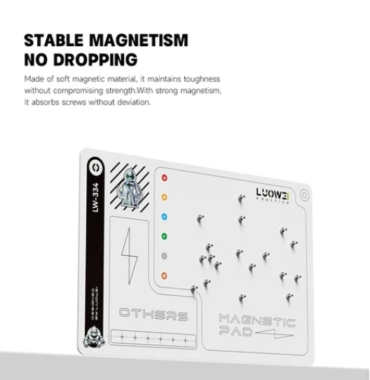 LW-334 Magnetic screw storage pad anti-slip and wear-resistant 150*100mm do not occupy storage space repair tool