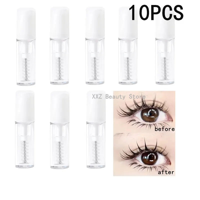 1/2/5/10PCS 1.5ML Eyelash Raincoat Mascara Lash Glue For Eye Lash Extensions Pointed Mascare Waterproof Styling Gel Lash Brush