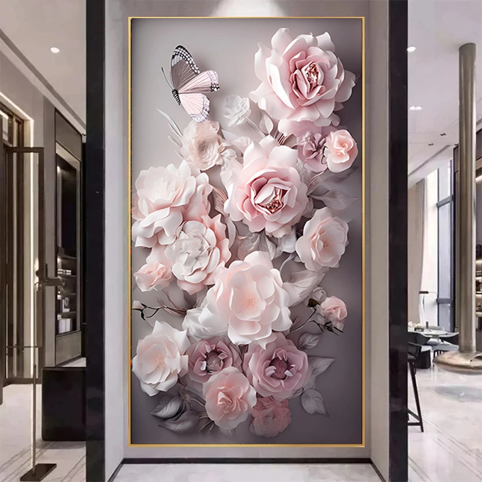 Fantasy Rose Pittura diamante 5D fai da te Nuovo 2023 Kit Diamante pieno Mosaico Puzzle Ricamo Fiori Decorazioni per la casa Regalo di grandi