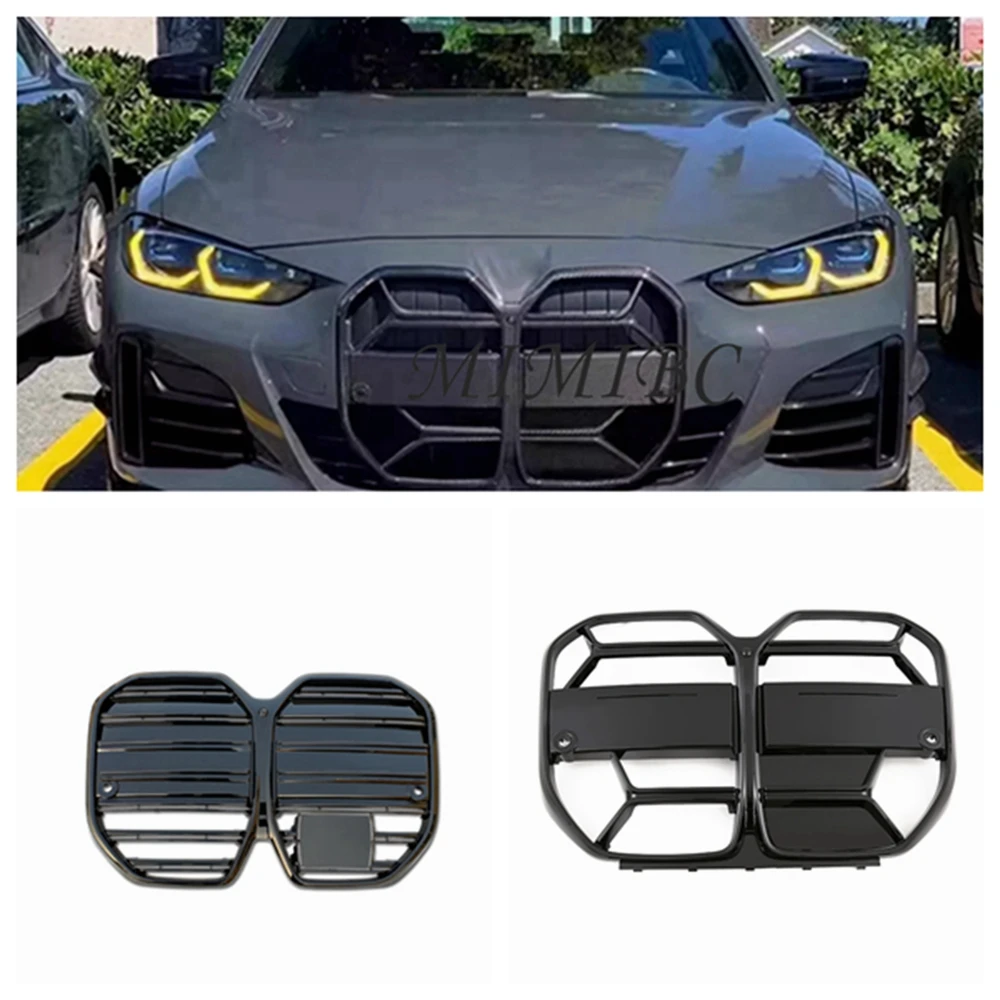 

FOR BMW 4 Series Gran Coupe G26 2021-IN Car Accessories Replacement ABS Front Grille Glossy Piano Black Kidney Bumper Grills