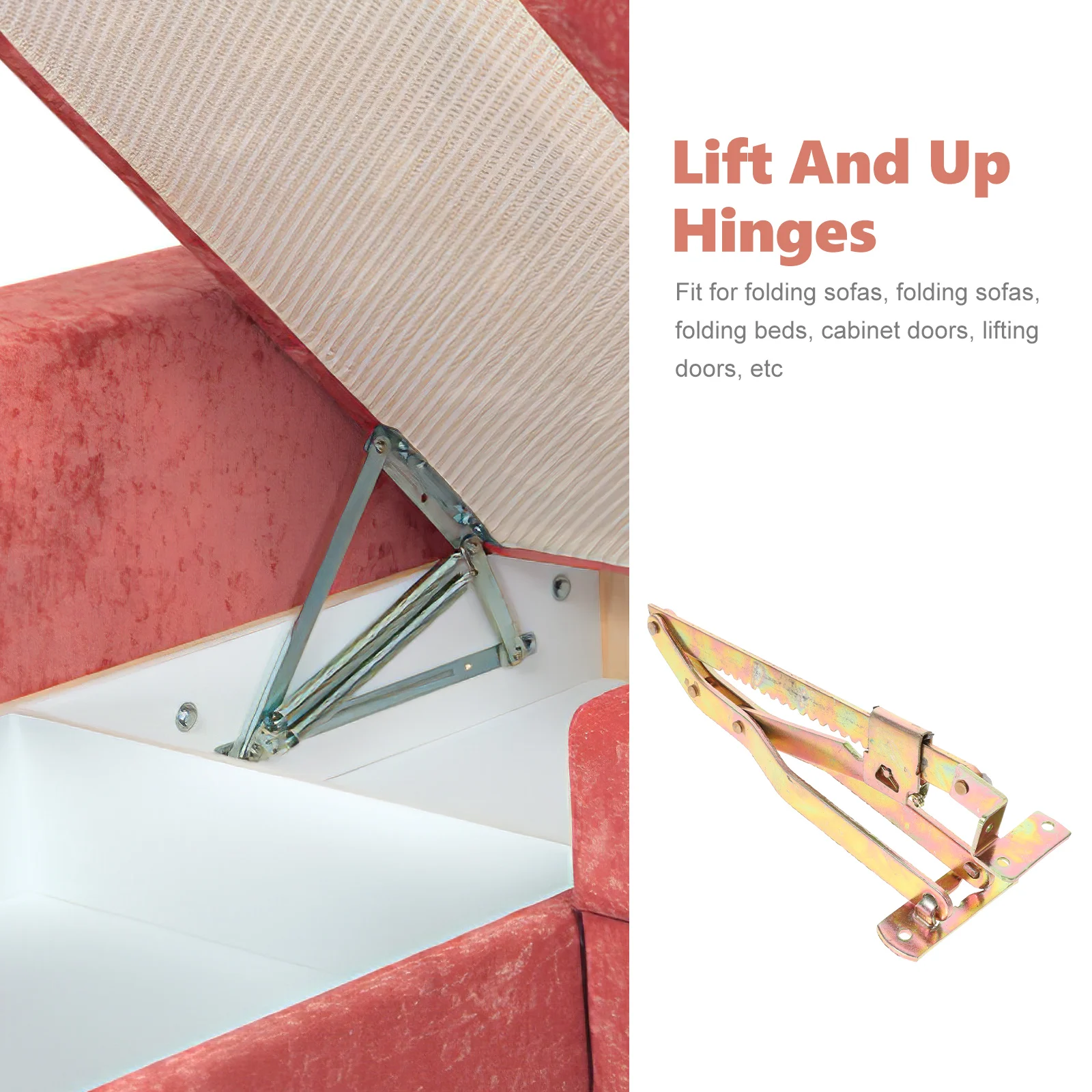 

Sofa Triangle Stand Lifter Iron Hinges for Furniture Coffee Table Adjustable Folding Bracket Hardware Strong Durable Easy