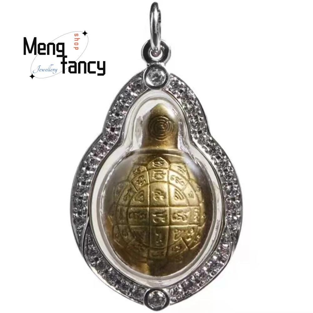 

New Amulet Pendant, Luang Por Copper Turtle Necklace Pendant Fashion Jewelry Handicraft Best Selling Luxury Jewelry Exquisite