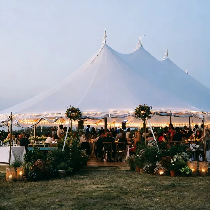 Large Outdoor Wedding Tent Waterproof Marquee Party Canopy for Garden Banquet Event Reception Resort Hotel Use Commercial Use